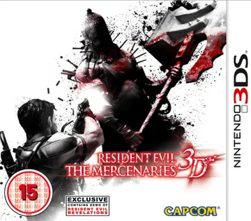 Resident Evil The Mercenaries 3D (Usa) box cover front